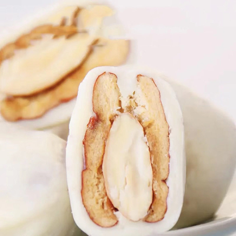 奶枣独立包批发500g杏仁夹心枣新疆红枣零食巴旦木奶酪枣零食