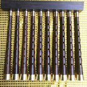 黑檀木唢呐杆广东八音红白喜事通用笛管