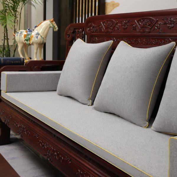 红木沙发坐垫中式沙发垫套罩纯色实木家具椅子罗汉床飘窗座垫定制,居家布艺,沙发垫,淘宝优惠券,粉丝福利购,淘宝优惠卷