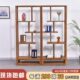 鸡翅木博古架隔断架红木多宝阁家用客厅展示架实木多功能中式 轻奢