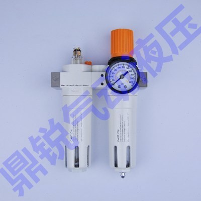 剥胎机专用油水分离器 气源处理件 2分 带分气块 hfc-g1/4-mini