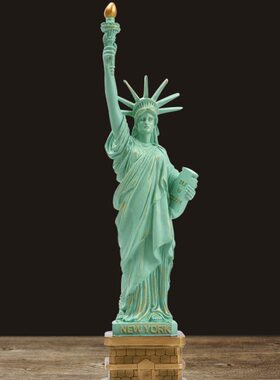 美国自由女神摆件装饰品家居摆设客厅玄关创意礼物礼品酒柜电视柜
