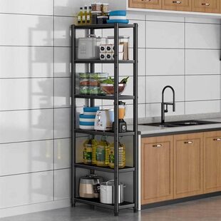 20宽25公分30x40长45/50/60/70/80cm90厨房100夹缝隙窄黑色置物架