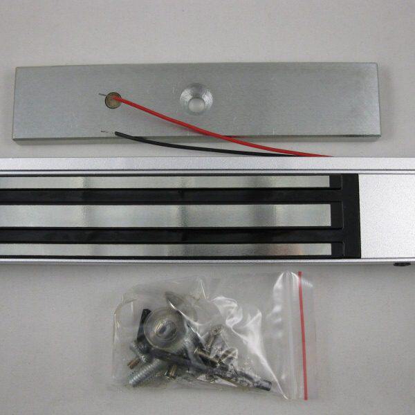 280KG磁力锁 电磁锁 12V吸力锁 560斤吸力 通电吸合 带灯磁吸锁