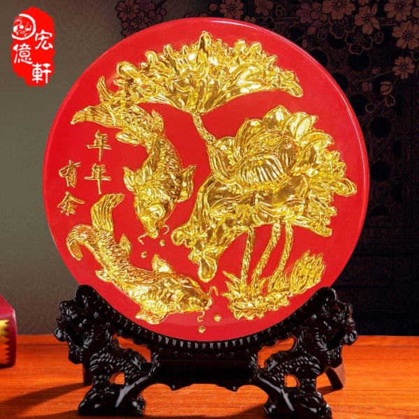 漆线雕厦门陶瓷工艺品摆件送朋友礼品礼物乔迁客厅创意实用搬家礼
