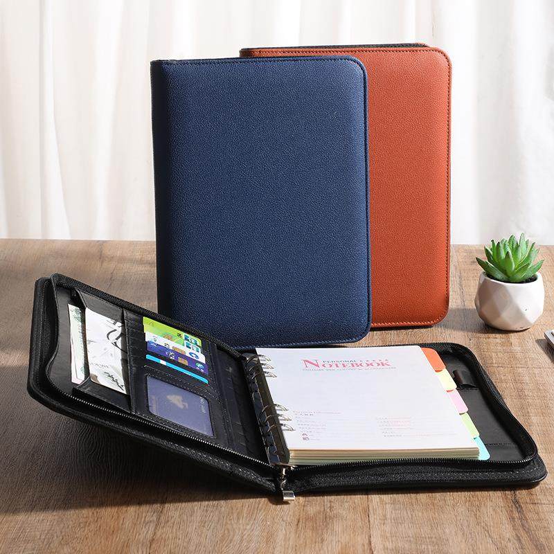 活页本拉链包商务多功能高档笔记本子手账记事本会议记录办公文具,文具电教/文化用品/商务用品,日记本,淘宝优惠券,粉丝福利购,淘宝优惠卷