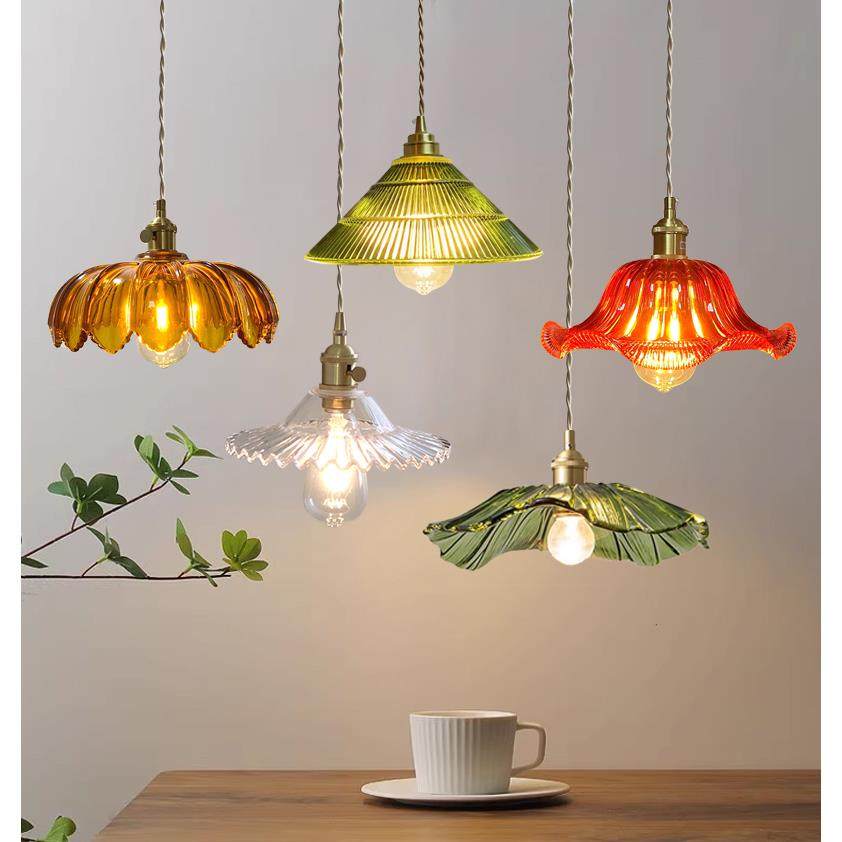 7T日式创意玻璃小吊灯怀旧收银台吧台奶茶店玄关过道灯餐厅三头吊,家装灯饰光源,智能吊灯,淘宝优惠券,粉丝福利购,淘宝优惠卷