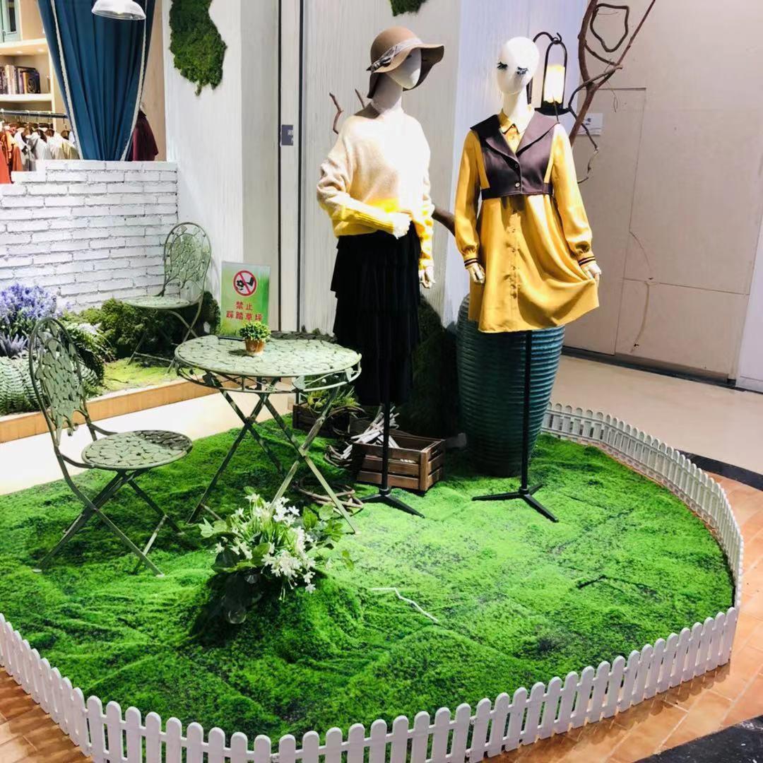 仿真植物墙青苔皮 植物墙草装饰 室内橱窗装饰 DIY潮流装饰草坪