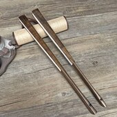 文玩折扇精品实木扇阴沉古金丝楠木扇子老料 如假包退 95寸扇骨