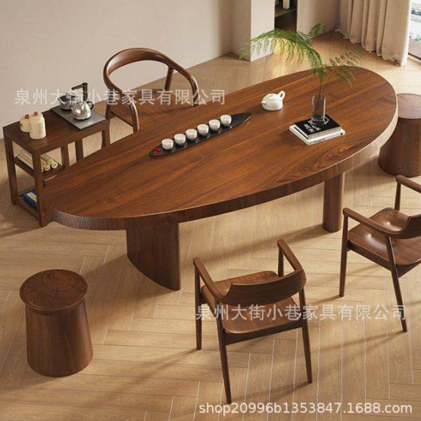 新中式实木茶桌客厅家用小户型茶台公茶室足浴接待会客茶桌全套,商业/办公家具,茶台/茶桌,淘宝优惠券,粉丝福利购,淘宝优惠卷