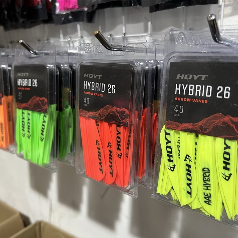 Hoyt霍伊特Hybrpid箭羽2.6英寸复合弓风槽羽片射箭彩色美国进口