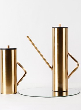 现代轻奢金属水壶k形状摆件酒柜客厅售楼处样板间电视柜玄关装饰