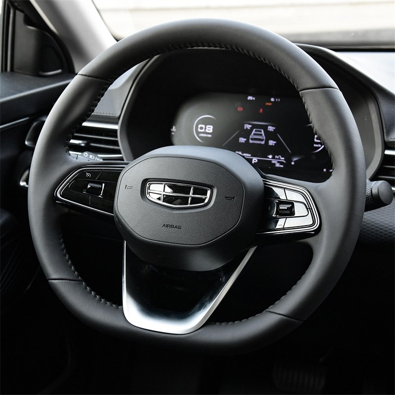 2022a款吉利第四代帝豪专用真皮手缝方向盘套帝豪星瑞缤越四季把