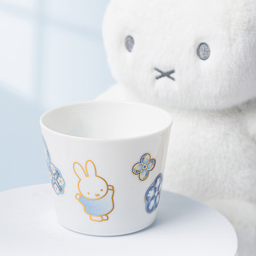 猪口杯皮球花款陶瓷杯