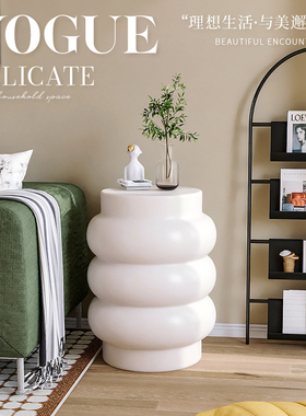 奶油风落地摆件家居饰o品客厅茶几沙发边几卧室床头柜乔迁新居礼