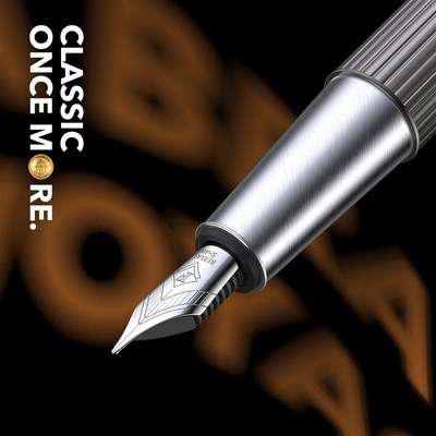 萧伯纳钢笔灯塔微光橙墨水笔套装礼盒G装高档礼物商务定制刻字送