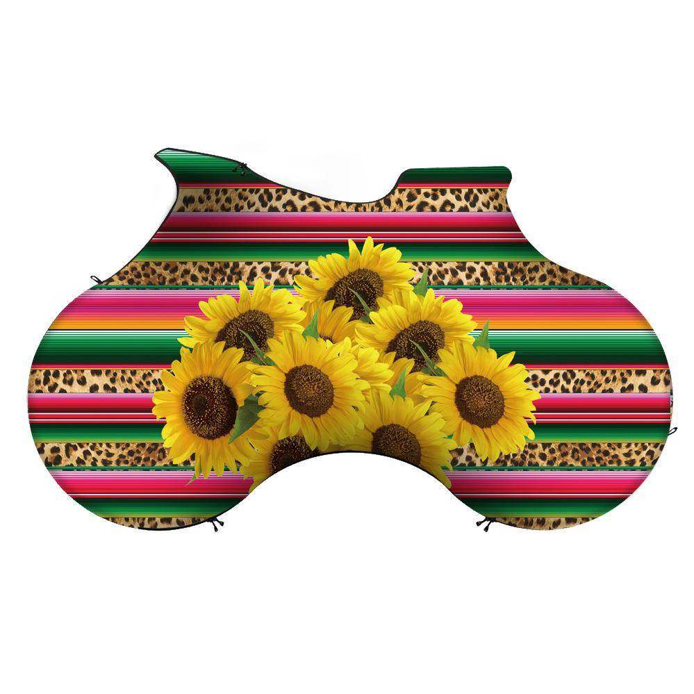 山地车罩自行车弹力防尘罩山地公路自行车车套自行车全罩向日葵款