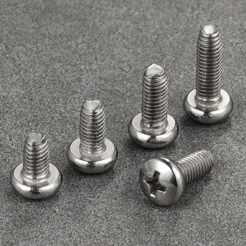 3盘04头三牙自角攻螺丝自锁螺120钉GB65M60锁紧机柜螺丝M3M45M6