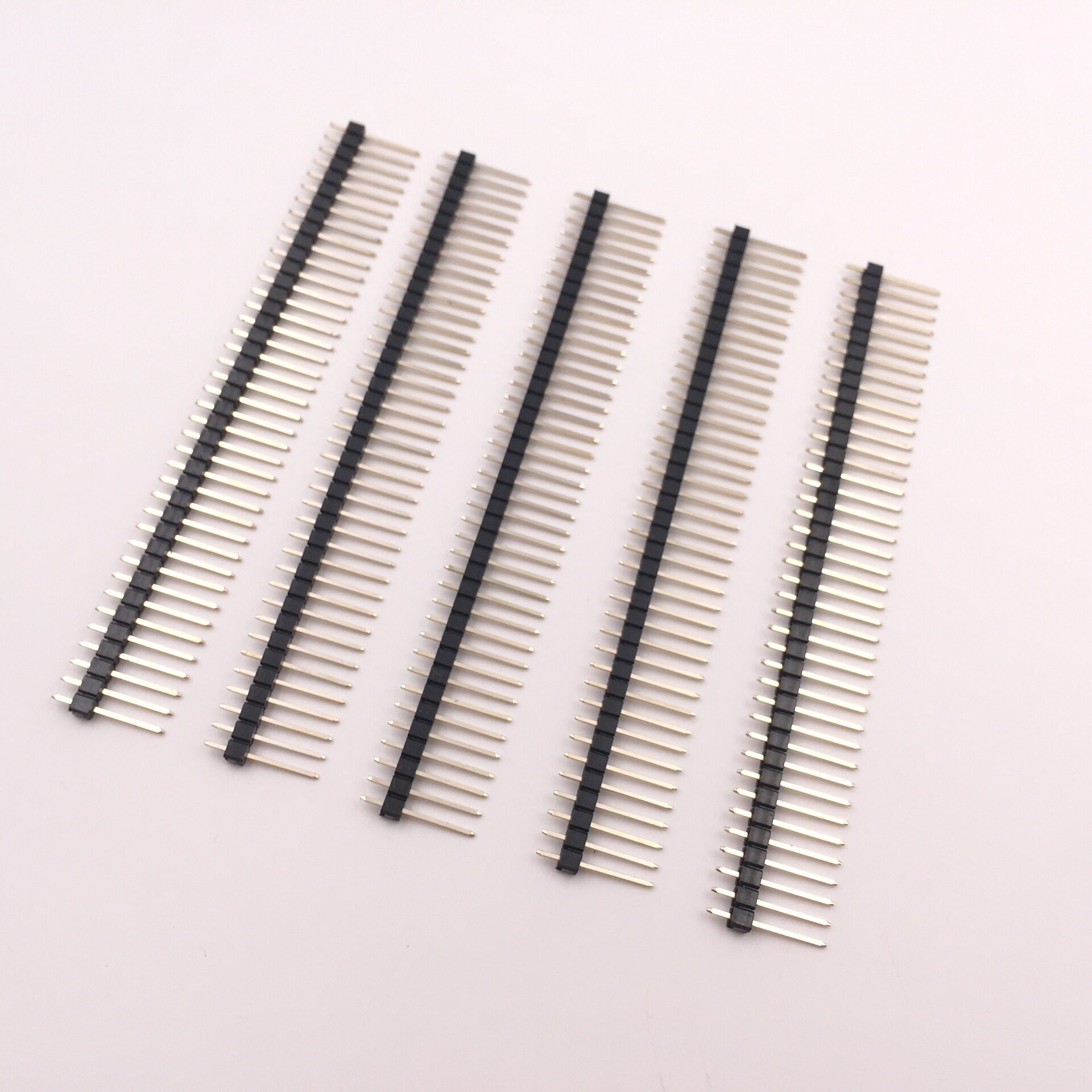 2.54mm单排排针1*40P针长15mm加长排针排母1×40P直插DIP热卖