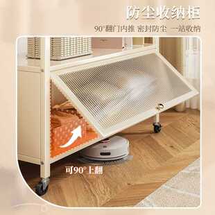 床头柜挂衣架一体落地卧室可移动家用衣服架子室内简易衣柜衣帽架