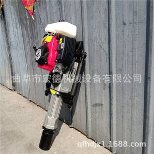 手持式气动植桩机 便携式圆管冲击锤 防汛抢险公路护坡打桩锤