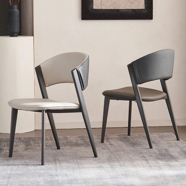 椅子简约现代北欧餐椅家用高级感靠背椅软包意式客厅吃饭椅子凳子,住宅家具,岩板餐桌,淘宝优惠券,粉丝福利购,淘宝优惠卷