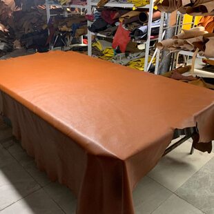 整张牛皮皮料黑棕红米白色真皮沙发床头软包料坐垫面料头层牛皮革