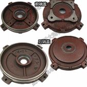 内轴油泵电机VP30端盖前后门盖 正方形盖178MM 5P东元 3.7 4KW台式