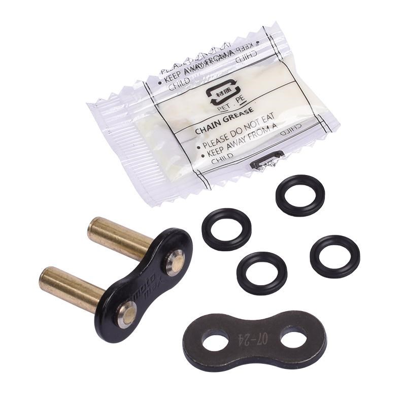 适配MOTOMAX摩迈士520 525彩色油封链条铆接膨胀链Y扣活接头打孔