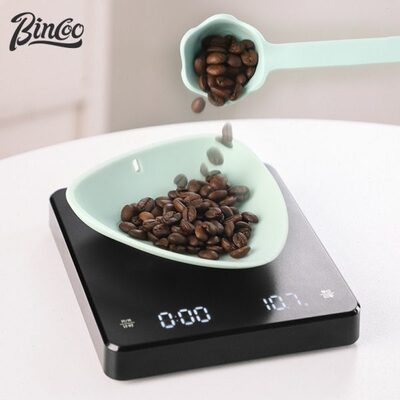 Bincoo硅胶咖啡秤豆碟分装盘子生豆接豆展示碟咖啡粉熟豆称重盘子