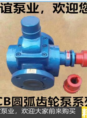 高温电动齿轮泵YCB12/0.6圆弧齿轮泵自吸泵抽油泵船用泵输油泵头
