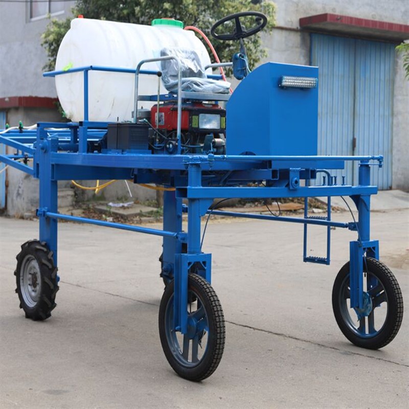 厂家供应自走式四轮打药机 农z作物植保喷药机 轻便式汽油打药机