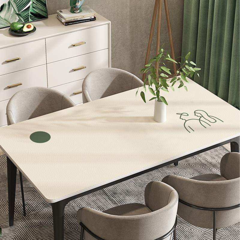 简约卡通防水防油餐桌垫家用可擦免洗厨房餐垫耐脏皮革桌垫可裁剪,居家布艺,桌布,淘宝优惠券,粉丝福利购,淘宝优惠卷
