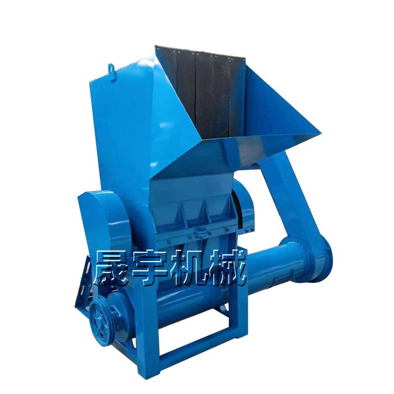 强力果框塑料粉碎机 旧门帘管道门框破碎机 废旧轮胎处理设备