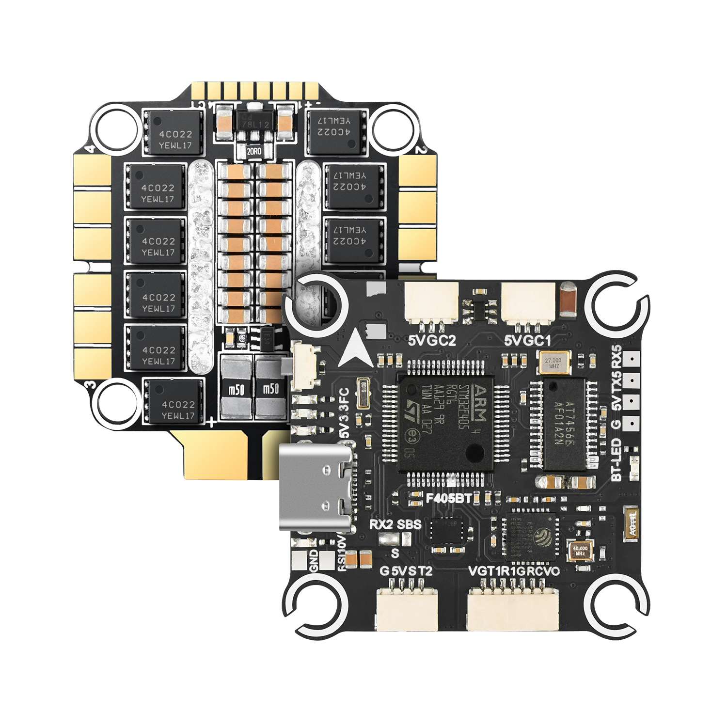 Droneer飞塔竞速花飞fpv穿越机FT405飞控60A电调FT405-60A-BTM