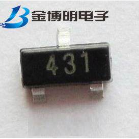 TL431SOT-23国产代替长电CJ431美台AZ431AN丝印431防静电