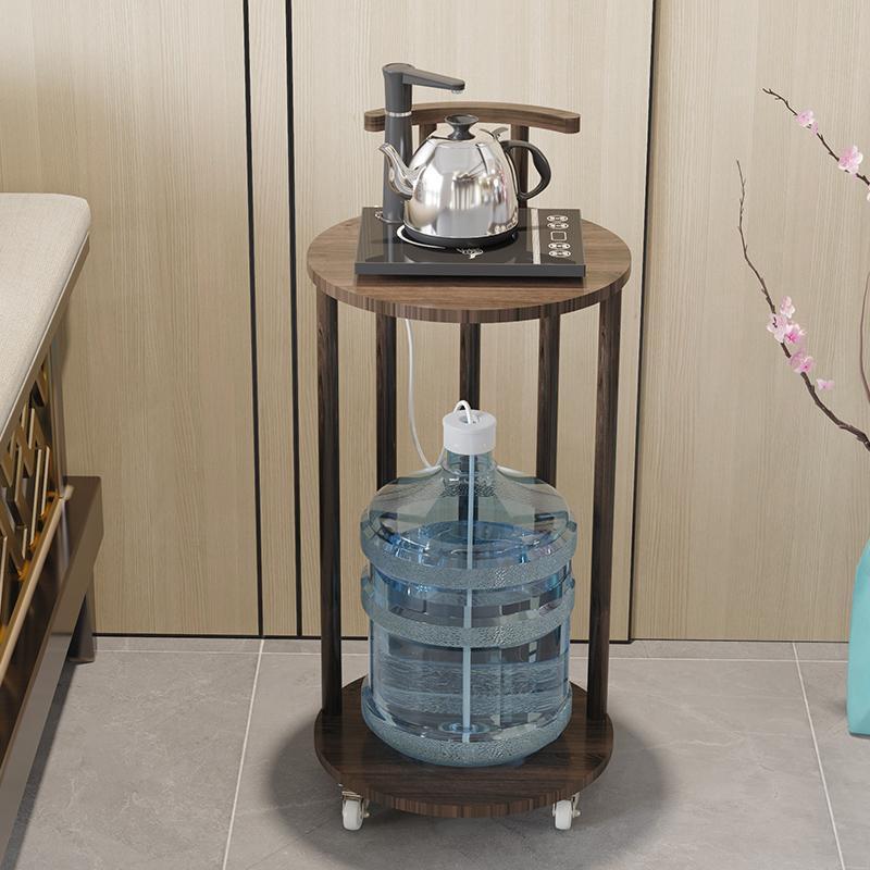 移动茶水柜客厅家用茶吧机茶台小茶几餐边柜烧水壶一体泡水茶桌木