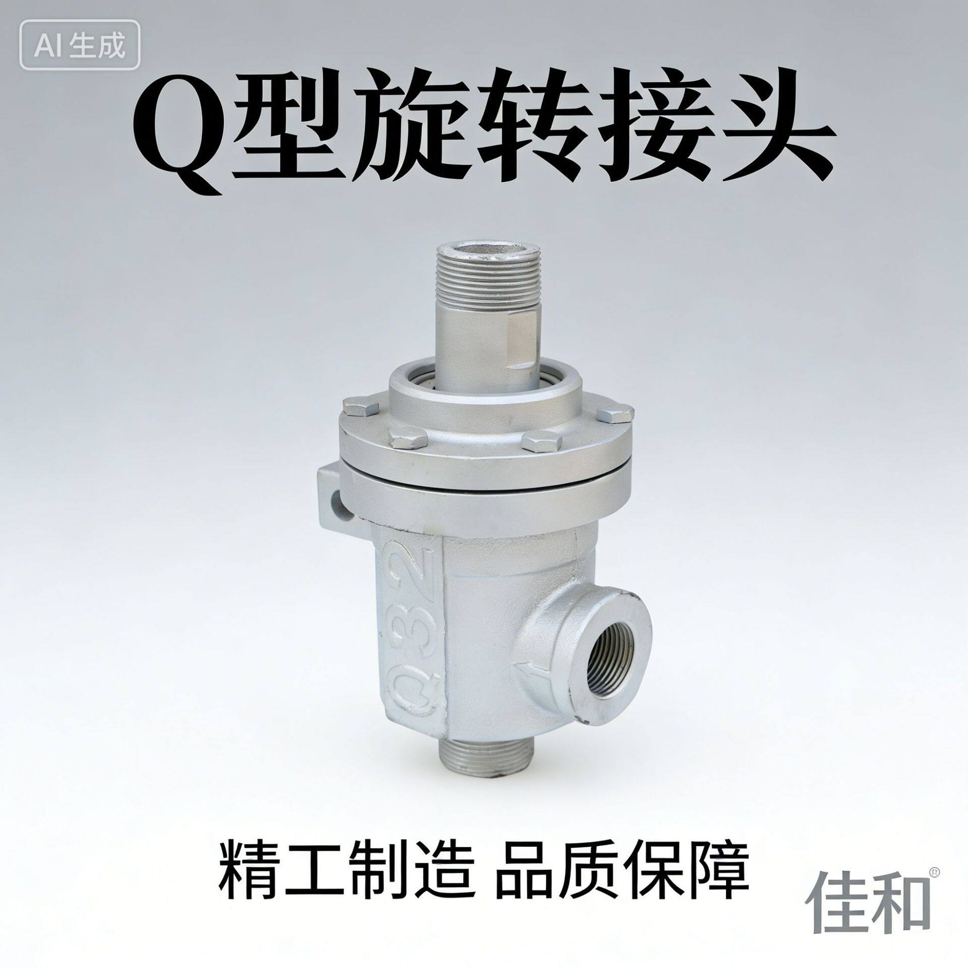 Q型旋转接头瓦楞机烫平机蒸汽旋转接头QS/QD高温导热油旋转接头