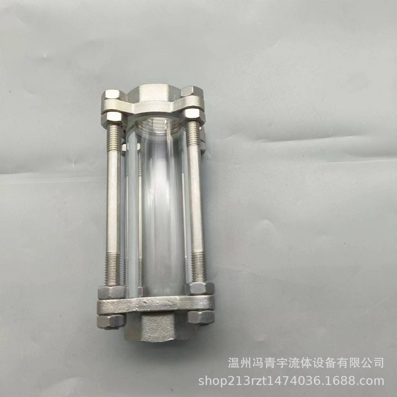 不锈钢304内螺纹视盅 丝扣观察视窗 管道玻璃视镜水流指示器