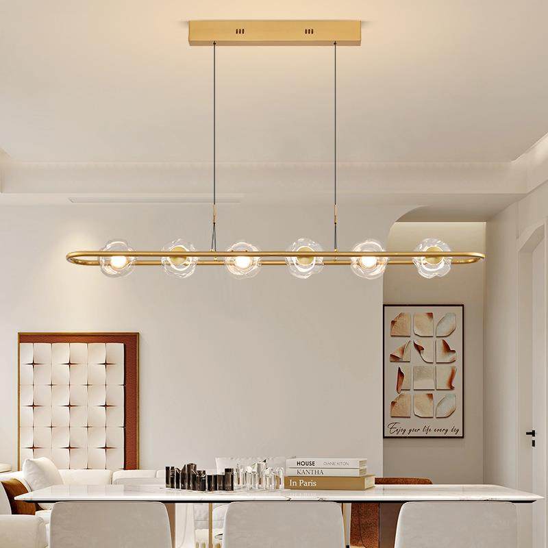 轻奢餐厅吊灯具现代简约饭厅餐桌吧台灯书房极简创意一字长条吊灯,家装灯饰光源,智能吊灯,淘宝优惠券,粉丝福利购,淘宝优惠卷