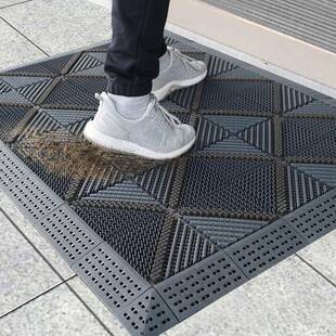 室外防滑蹭土进门地垫入户门前门口脚垫塑料门垫户外防水商用地毯