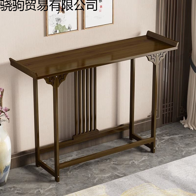 玄关桌新中式桌子供桌条案古风条几长条桌进门靠墙入户玄关台供台图片