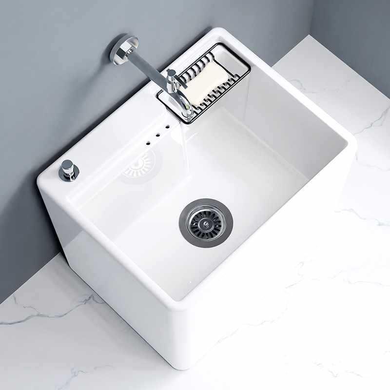 梦越阳盆台槽拖把池陶瓷拖布池洗地拖水池卫用生间落地式146家拖