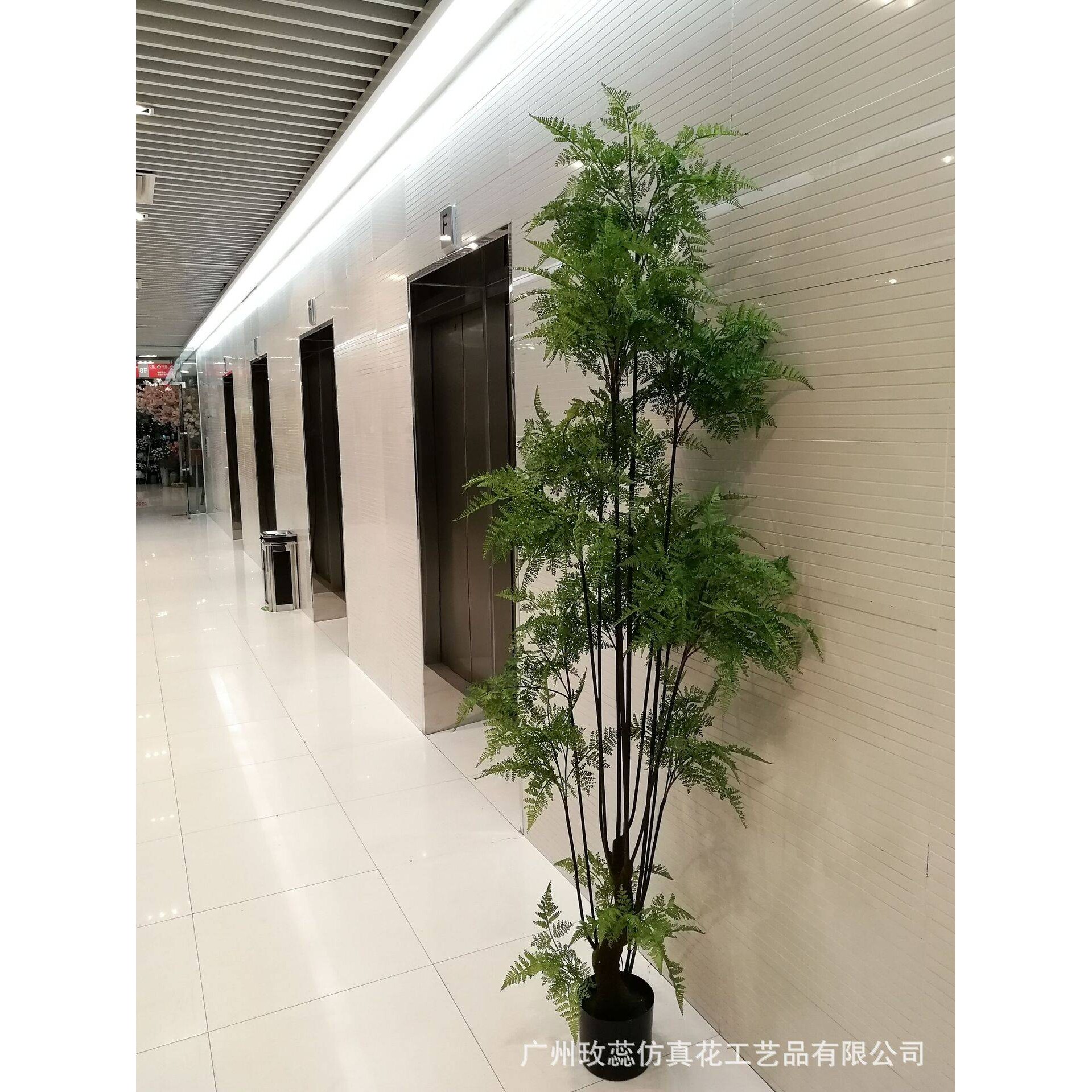 仿真蕨草绿植 高档欧式大型落地绿植盆栽 蕨树家居酒店商场装饰