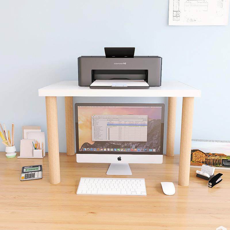 打印机置物架办公室桌面扫描仪垫高架子桌上文件分层收纳架子