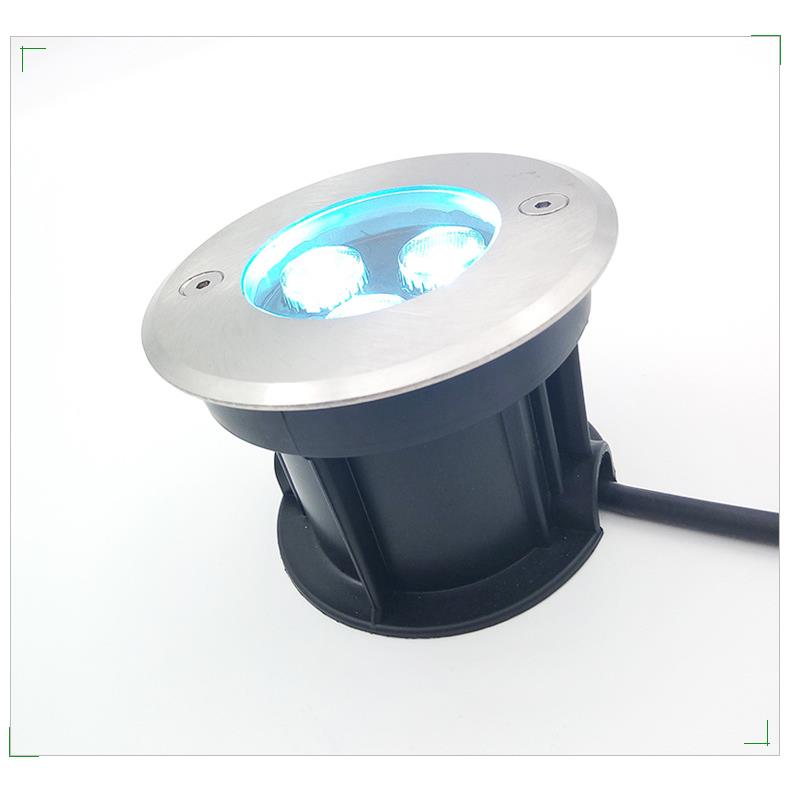LED水底地埋灯3-18W地埋灯内控水底灯防水埋地灯不锈钢IP68
