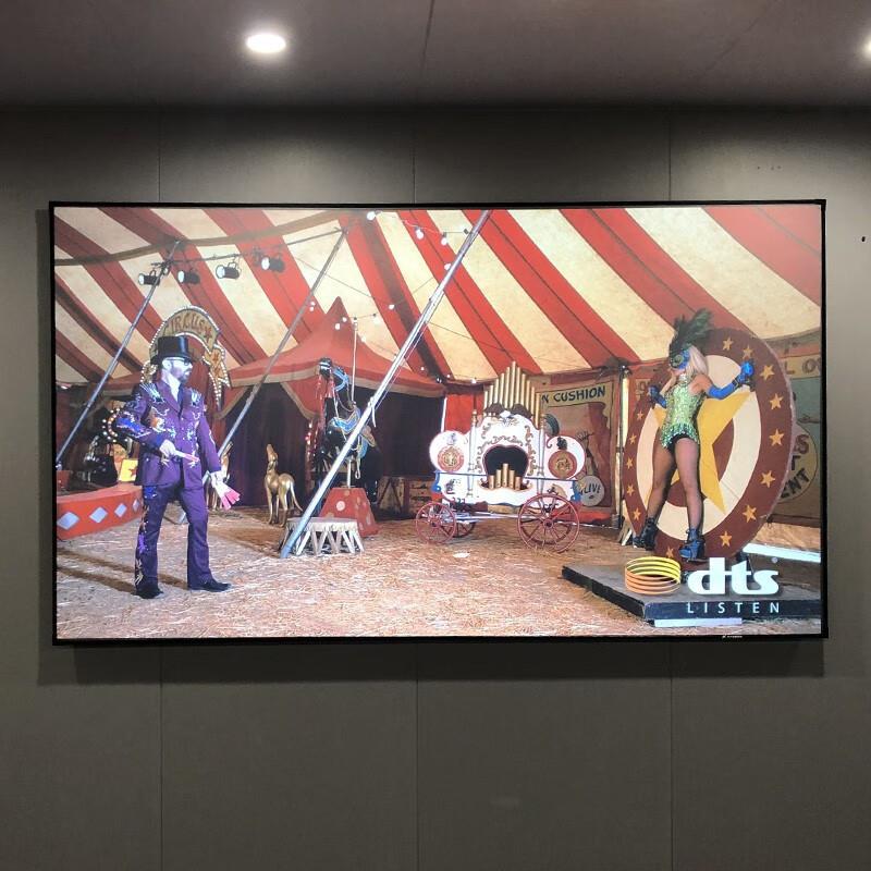 JK幕布TheTwo高清超短焦菲涅尔软/硬屏抗光画框幕100寸16:9