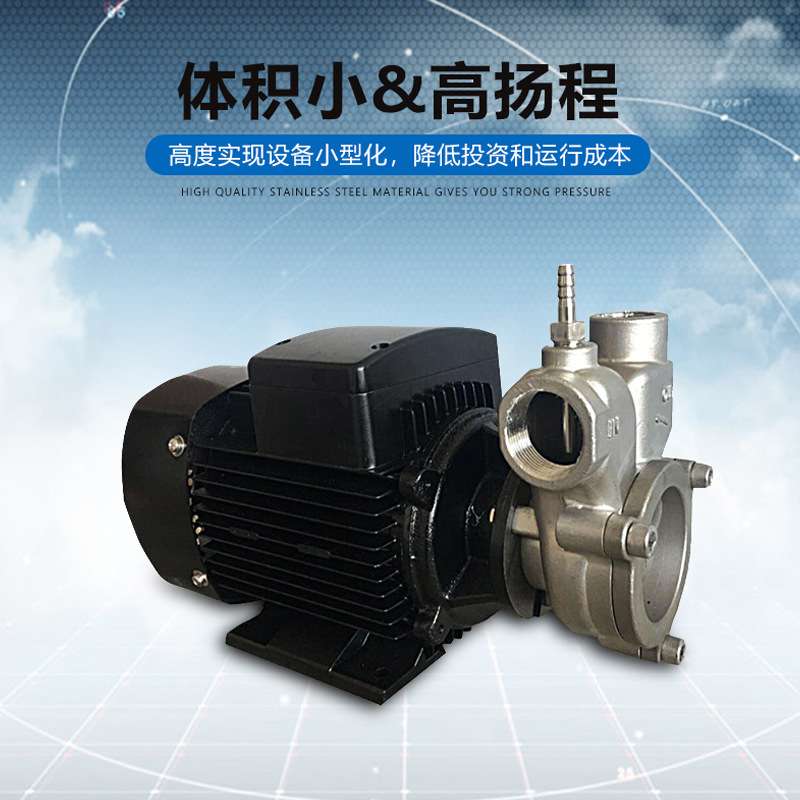 益顿厂家不锈钢自吸式气液混合泵碳氢清洗机配用溶气泵清水泵