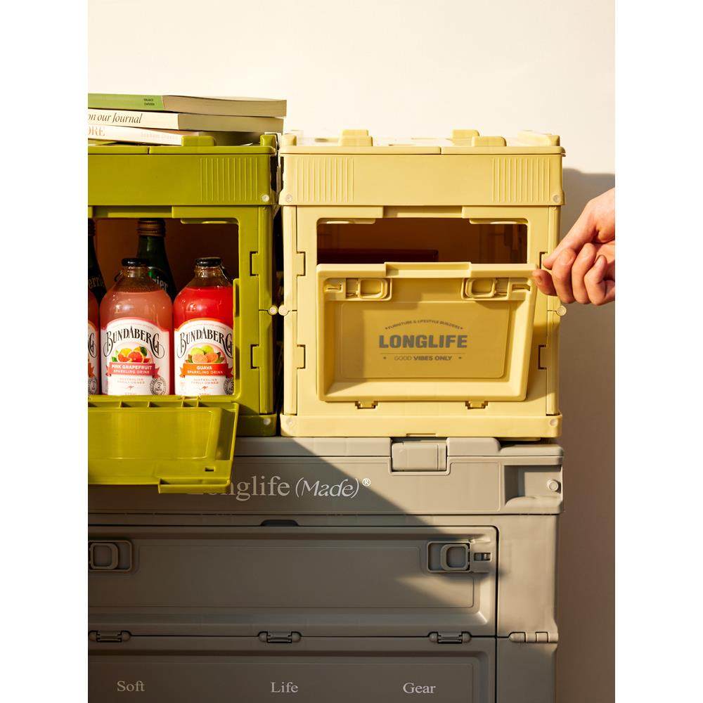 longlife收纳箱工业风折叠箱户外露营储物塑料收纳箱家用整理新品,3C数码配件,其它配件,淘宝优惠券,粉丝福利购,淘宝优惠卷