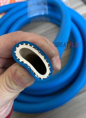 格雷特蓝色卫生级耐油罐装设备用耐压橡胶编织管RE20厂家